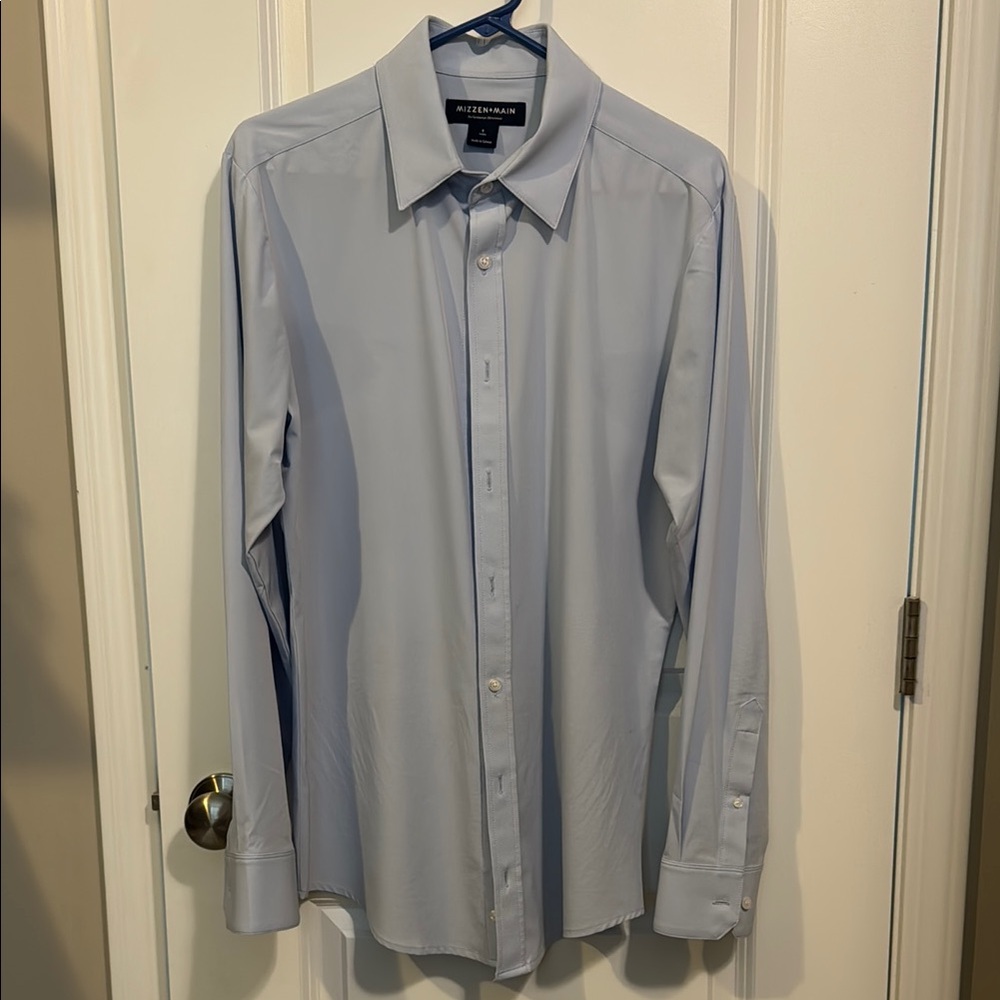 Mizzen and Main Blue Leeward Dress Shirt